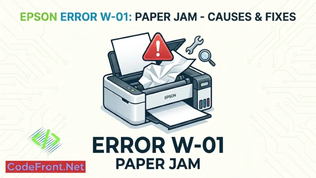 Epson Error W-01: Paper Jam - Causes and Fixes