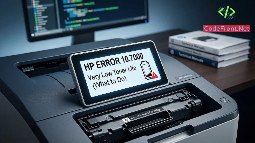 HP Error 10.7000: Very Low Cartridge Life (What to Do)